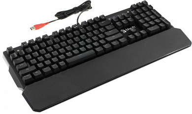 Клавиатура Bloody B885N Black LK Blue <USB> подсветка клавиш