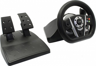 Руль Dialog GW-235VR (Рулевое колесо+педали+рычаг перекл. скоростей, USB PC/PS3/4/XBOX)