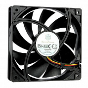 Silverstone SST-FN121-P FN Series Computer Case Cooling Fan 120mm, Low Noise, High Airflow, 9-bladed, black