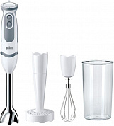 Блендер BRAUN MQ5207WH,  белый/серый