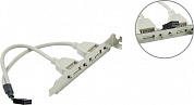 ExeGate <BrctUSB2-2A> Планка портов в корпус 2 Port USB 2.0 <EX298294RUS>