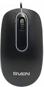 SVEN Optical Mouse <RX-90 Black> (RTL) USB 3btn+Roll