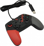 Геймпад Bloody <GP30 Sports Red> (4 поз.перекл., 2 мини-джойстика, USB, PC/PS3/Switch/Android) <1972407>
