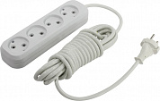 Удлинитель Smartbuy SBE-10-4-05-N White <5м> (4 розетки)