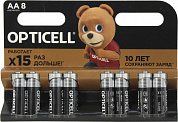 OPTICELL MN1500-8 (LR6) Size AA, 1.5V, щелочной (alkaline) <уп.8 шт>