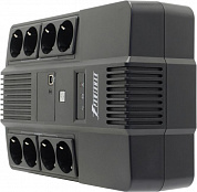 UPS 650VA PowerMAN Brick 650 Plus, 8 евро розеток, USB, защита телефонной линии/RJ45