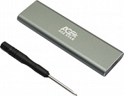 AgeStar <31UBNV1C-Gray> (Внешний бокс для M.2 SSD 2230/42/60/80, USB3.1)