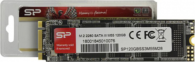 SSD 120 Gb M.2 2280 B&M 6Gb/s Silicon Power M55 <SP120GBSS3M55M28> TLC