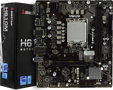 BioStar H610MHP 2.0 (RTL) LGA1700 <H610> PCI-E Dsub+HDMI GbLAN SATA MicroATX 2DDR4
