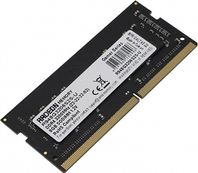AMD <R948G3206S2S-U(O)> DDR4 SODIMM 8Gb <PC4-25600> CL22 (for NoteBook)
