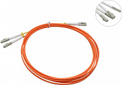 Hyperline <FC-D2-50-LC/PR-LC/PR-H-3M-LSZH-OR> Patch cord ВО, LC-LC, Duplex, MM 50/125   3м