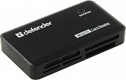 Defender Optimus <83501> USB2.0 CF/xD/MMC/RSMMC/SDHC/microSDHC/MS(/PRO/Duo/M2) Card Reader/Writer