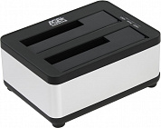 AgeStar <3UBT8-Silver> SATA Docking Station (для подключения 2x3.5"/2.5"SATA HDD, USB3.0)