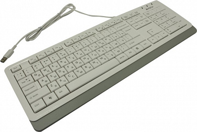 Клавиатура A4Tech Fstyler FK10 White <USB> 105КЛ