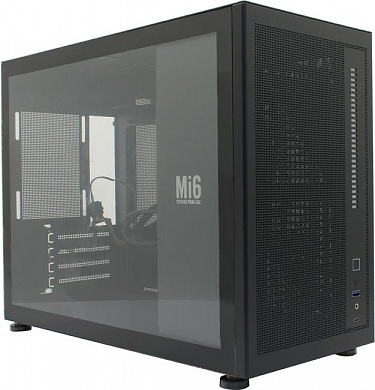 Miditower 1STPLAYER MIKU-Mi6 <Mi6-BK> Black MicroATX без БП