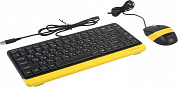 A4Tech Fstyler F1110 Bumblebee (Кл-ра, USB,+Мышь,4кн, Roll, USB)
