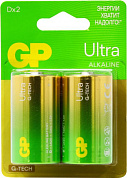 GP Ultra 13AUA21-2CRSBC2 Size "D", 1.5V, щелочной (alkaline) <уп. 2 шт>