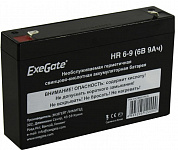 Аккумулятор Exegate HR 6-9 (6V, 9Ah) для UPS <EX285851RUS>