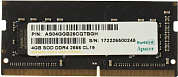Apacer <AS04GGB26CQTBGH> DDR4 SODIMM 4Gb <PC4-21300> CL19 (for NoteBook)