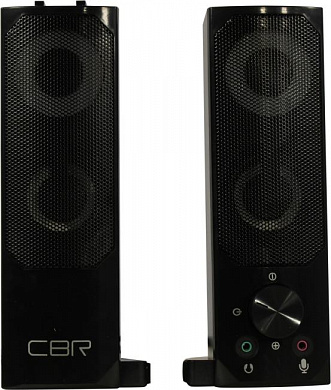 Колонки CBR <CMS 514L Black> (2x3W, питание от USB)