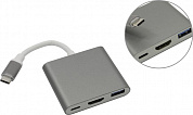 Orient <C028> Кабель-адаптер USB-C ->  HDMI (F)/USB/USB-C