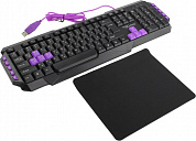 Клавиатура QUMO Desert Eagle Pro <USB> 104КЛ+10КЛ М/Мед <21742>