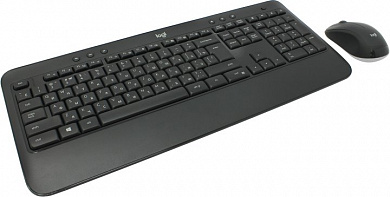 Logitech Wireless Advanced MK540  (Кл-ра, FM,USB+Мышь 3кн,Roll,FM,USB) <920-008686/920-008691>