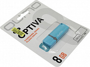 Qumo Optiva <QM8GUD-OP2-Blue> USB2.0 Flash Drive 8Gb (RTL)