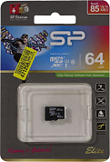 Silicon Power SP064GBSTXBU1V10> microSDXC Memory Card 64Gb  Class10