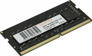 QUMO <QUM4S-16G3200N22> DDR4 SODIMM 16Gb <PC4-25600> CL22 (for NoteBook)