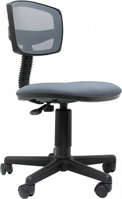 Бюрократ CH-299/G/15-48   Кресло (спинка серая сетка, сиденье серая ткань)