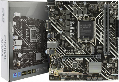 ASUS PRIME H610M-K (RTL) LGA1700 <H610> PCI-E Dsub+HDMI GbLAN SATA MicroATX 2DDR5