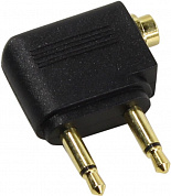Orient <C774> Переходник Jack3.5-F --> вилка для наушников в самолете