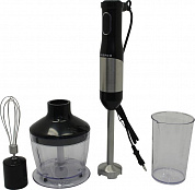 HARPER <HHB-MS01 Black> Блендер погружной (1000W, измельчитель 500 мл, металлическая погружная часть, венчик)