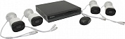 Falcon Eye <FE-104MHD KIT ДАЧА SMART> (HVR 4Video In/4IP-cam,150FPS,1xSATA,LAN,USB2.0,VGA,HDMI + 4 cam F=3.6, LED)