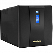 UPS 1200VA Exegate SpecialPro Smart <LLB-1200> <EP285494RUS> Schuko, LCD, защита телефонной линии/RJ45, USB