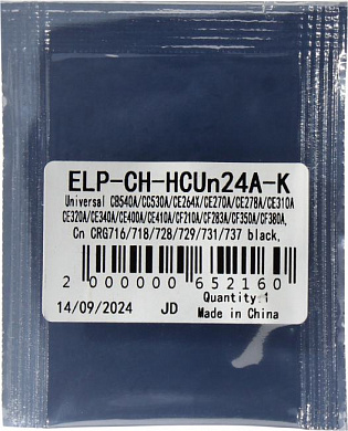 <ELP-CH-HCUn24A-K> Чип для картриджа CB540A/CC530A/CE264X/CE270A/278A/310A/320A/340A/400A/410A Black