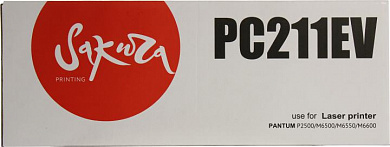 Картридж SAKURA PC211EV для Pantum P2500/M6500/M6550/M6600