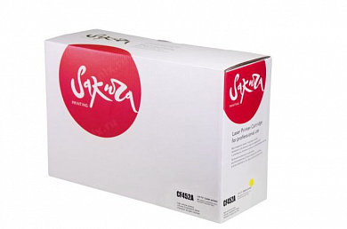 SACF452A Картридж SAKURA CF452A ( HP 655A) для HP Color LaserJet JetIntelligence, желтый, 10500к.