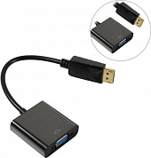 Exegate <EX-DPM-VGAF-0.2> Кабель-переходник DisplayPort (M) ->VGA (15F) 0.2м <EX294681RUS>