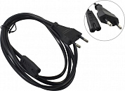 Cablexpert <PC-184-VDE-1.8M> Кабель IEC-320-C7 - розетка 220V 1.8м Советский стандарт