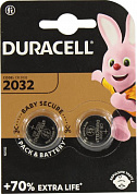 Duracell CR2032-2 (Li, 3V) <уп. 2 шт>