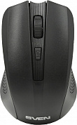 SVEN Wireless Optical Mouse <RX-300 Wireless Black> (RTL) USB 3btn+Roll