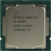CPU Intel Core i3-10100F  BOX      3.6 GHz/4core/6Mb/65W/8 GT/s  LGA1200