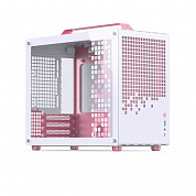 Minitower JONSBO Jonsplus <Z20 Pink/White> MicroATX без БП