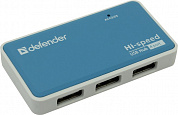 Defender Quadro Power <83503> 4-Port USB2.0  HUB + Б.п.