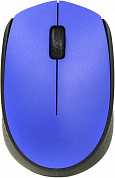 Logitech M171 Blue Wireless Mouse <910-004640> (RTL) USB 3btn+Roll
