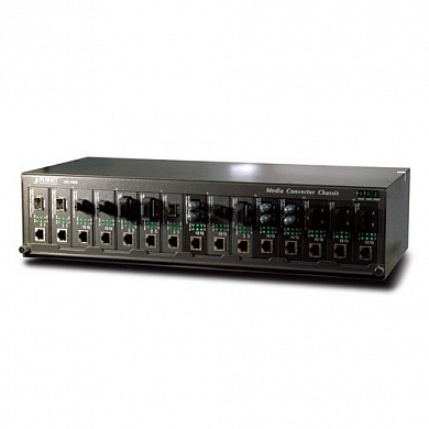 PLANET MC-1500 15-slot 19" Media Converter Chassis