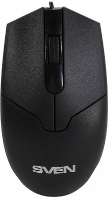 SVEN Optical Mouse <RX-30 Black> (RTL) USB 3btn+Roll