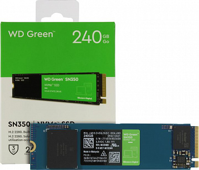 SSD 240 Gb M.2 2280 M 6Gb/s WD Green SN350 <WDS240G2G0C>